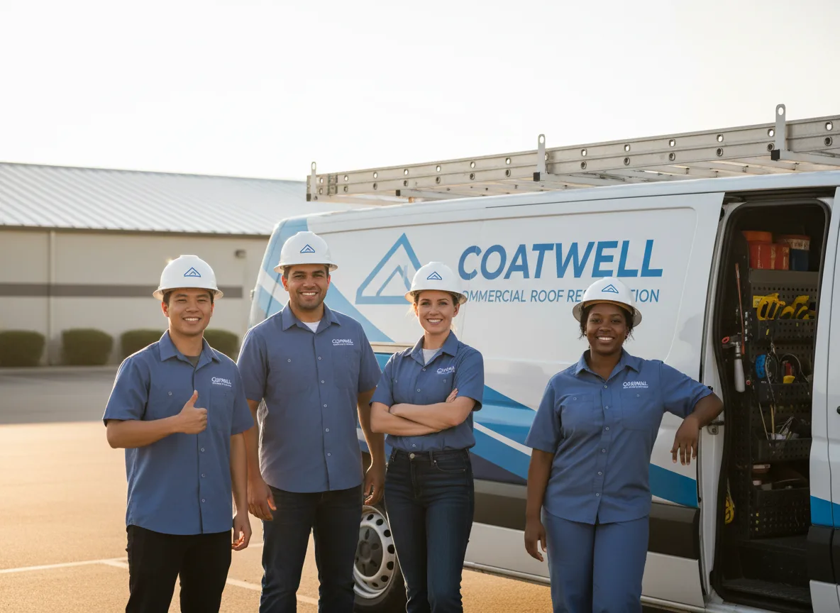 Commercial roof coating company in Sharpsburg, IA